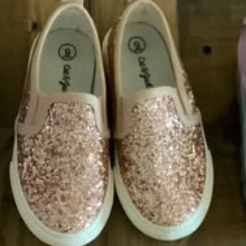 Cat and Jack Toddler Size 9 Sequin Slip On Sneaker